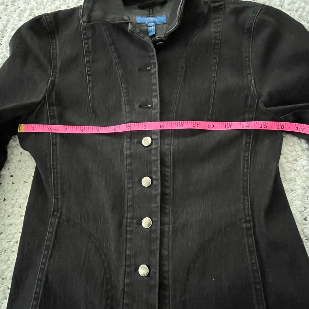 Escada Sport dark denim burnout blazer - Picture 7 of 12